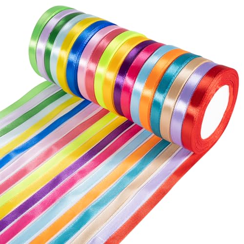 Seidenband 22m*10mm bunte bänder 18 Farben Seidenbänder Für...