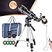 Produktbild Refraktives Profi-Astronomie-Teleskop, HD-Hochvergrößerung, Dual-Use, geeignet für Erwachsene oder Kinder, tragbar und ausgestattet mit Stativ, Smartphone-Adapter