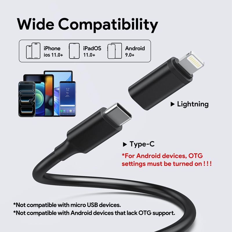 DEPSTECH Endoskopkamera mit Licht, Endoskop mit 4,3'-IPS-Bildschirm, 1080P HD Digital...