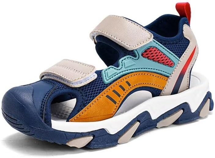 Kids Boy Girl Comfortable Close Toe Sport Sandals for Summer Outdoor Walking Running