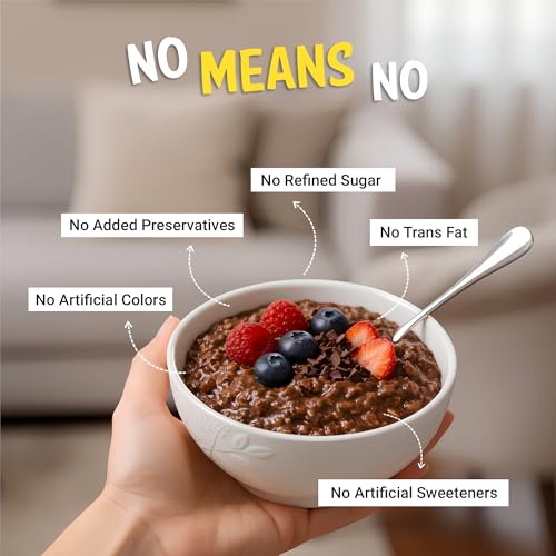 Image of MuscleBlaze High Protein Oats (Cocoa Rich Chocolate, 400g) | 26g Protein | Breakfast Cereals for Weight Management