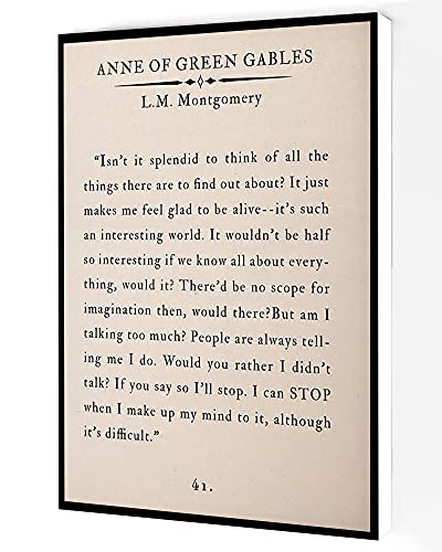 Anne Of Green Gables Canvas Wall Art