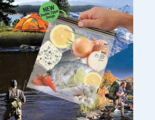 Loksak - Opsak Reusable Storage Bags - 12"X20", 2 Pack #TOP3