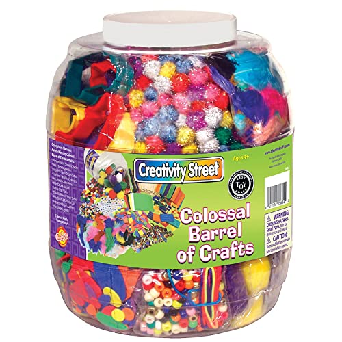 Chenille Kraft Creativity Street Colossal Barrel of Crafts, Assorted Colors, (CK-5602)