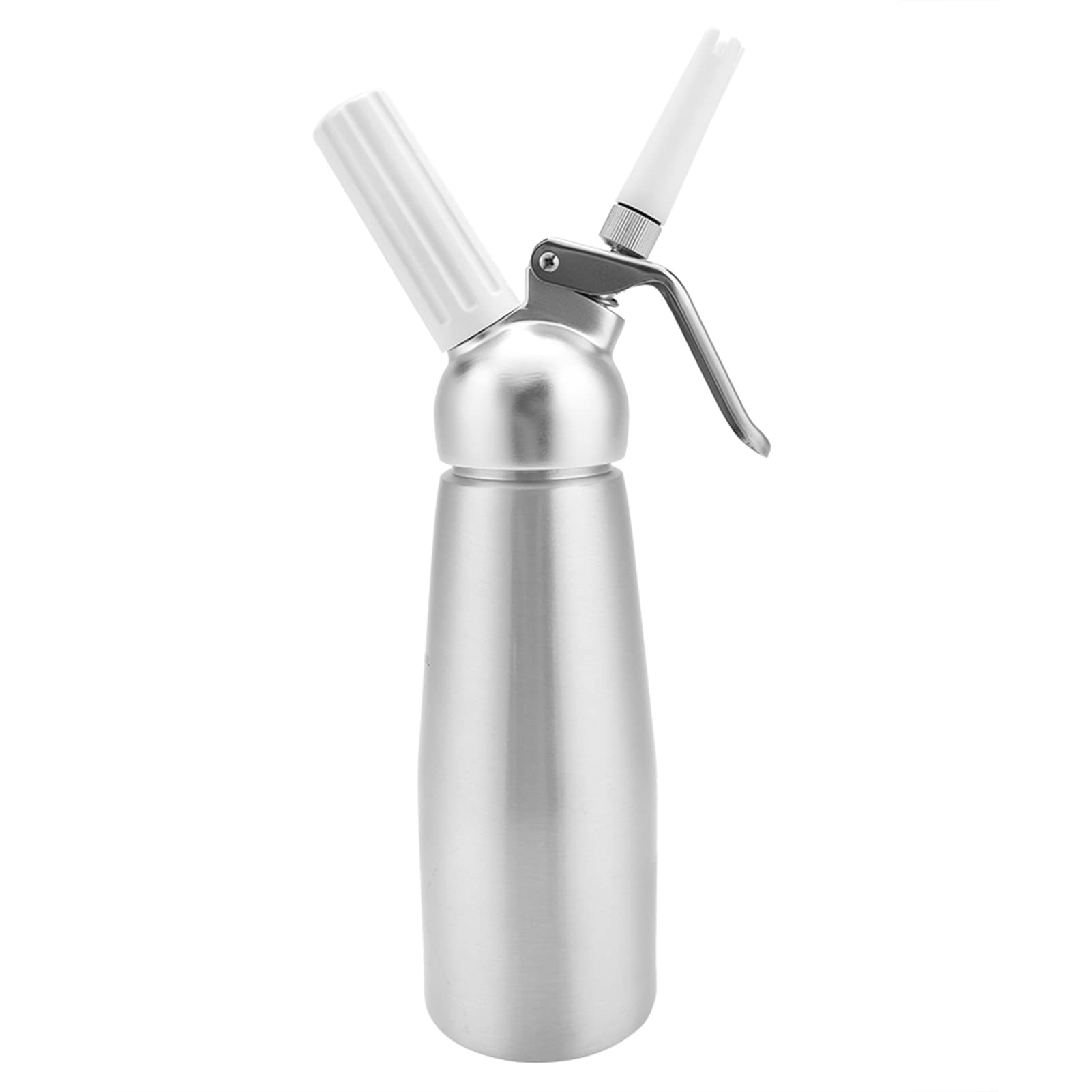 Set Sifone per Panna in Alluminio con Tre Ugelli per Casa e Bar (1000 ml)