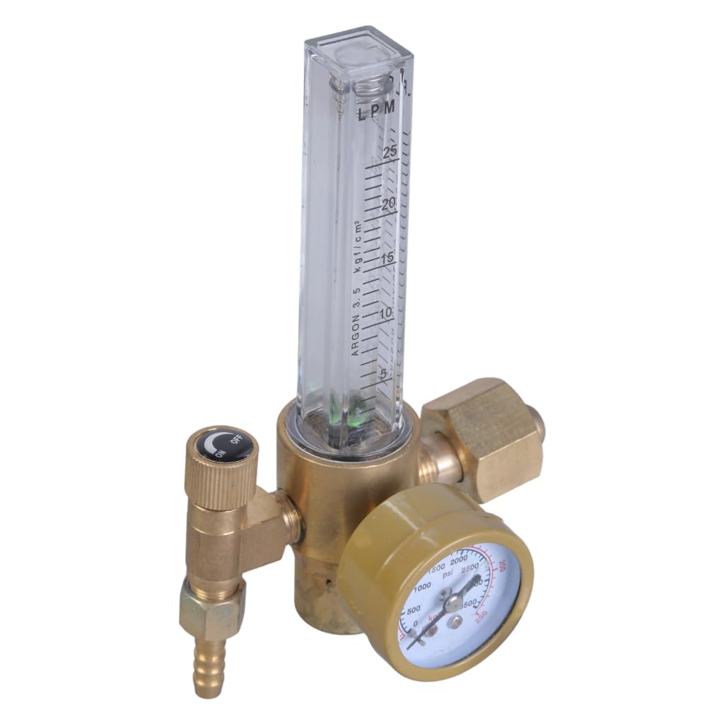Argon Mig Tig Flow Meter Gas Regolatore 0-25lpm AR-191 per TIG Saldatrice