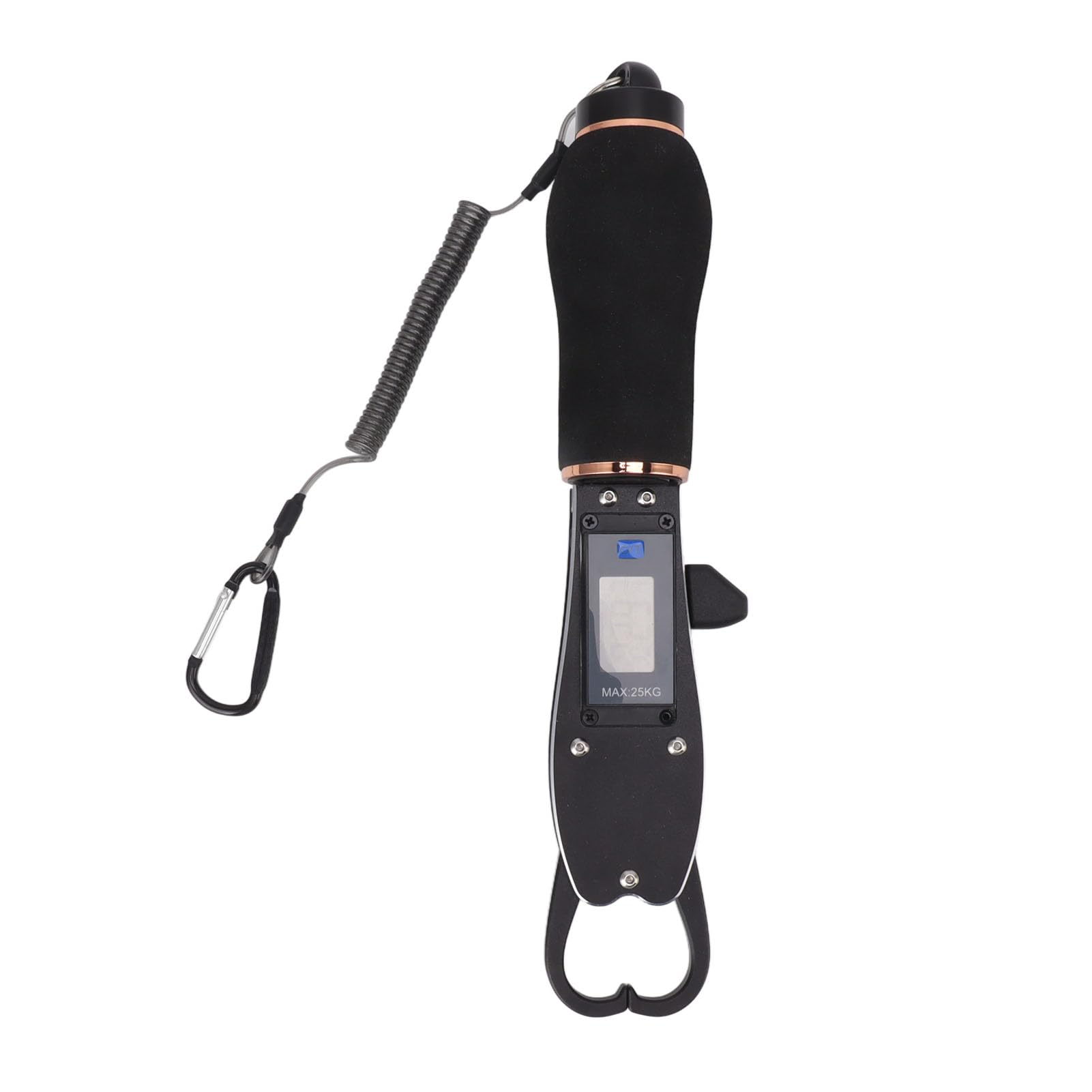 Pinza de Pescado, Profesional Portátil Multifuncional con Báscula Digital de hasta 55 Lb 25 Kg Capacidad Carga Agarrador Labios Pescado para Hombres Equipo Pesca