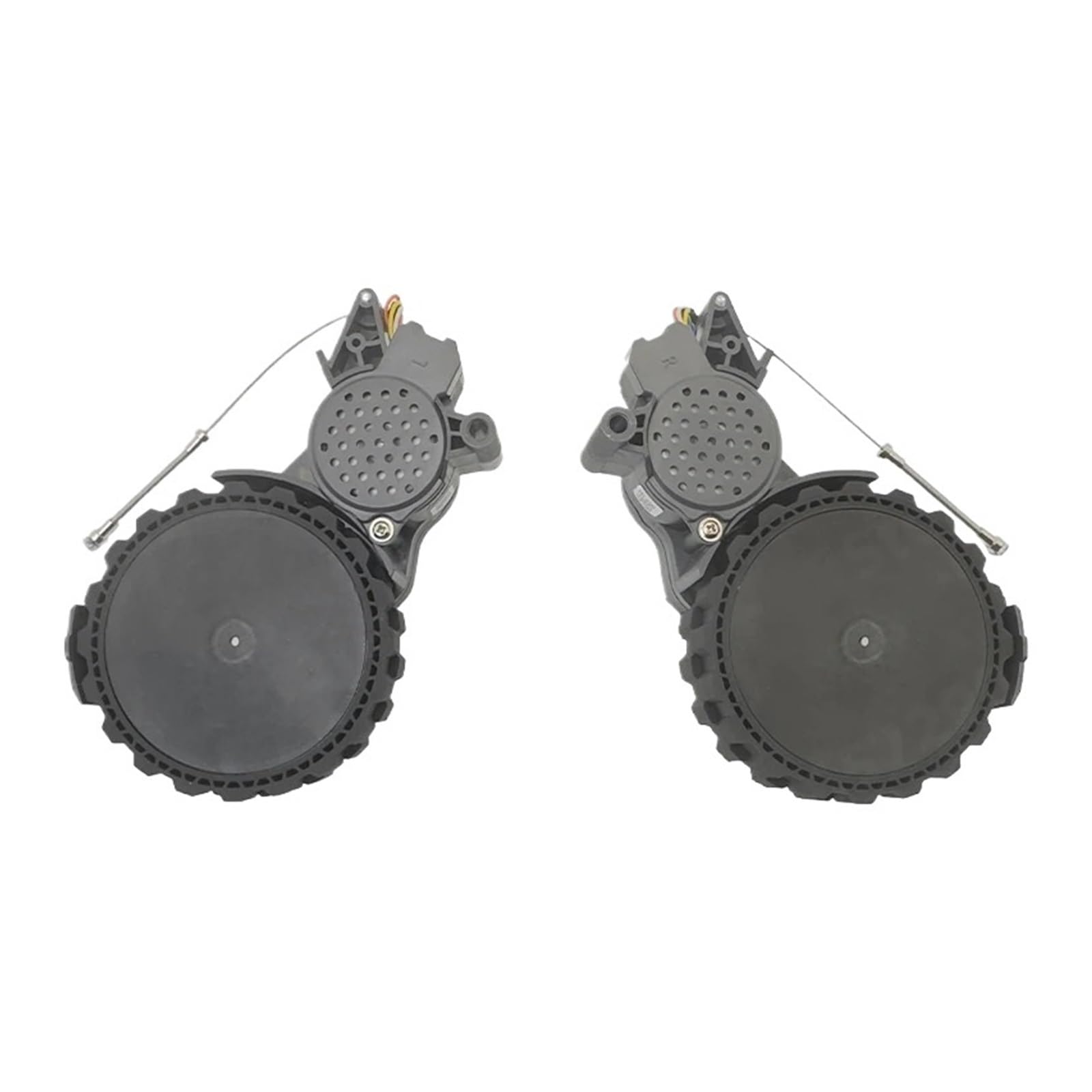 HIZON Linke und rechte Laufräder, kompatibel mit Roborock, Qrevo Curv 2 Flow Roboter-Staubsauger-Radzubehör