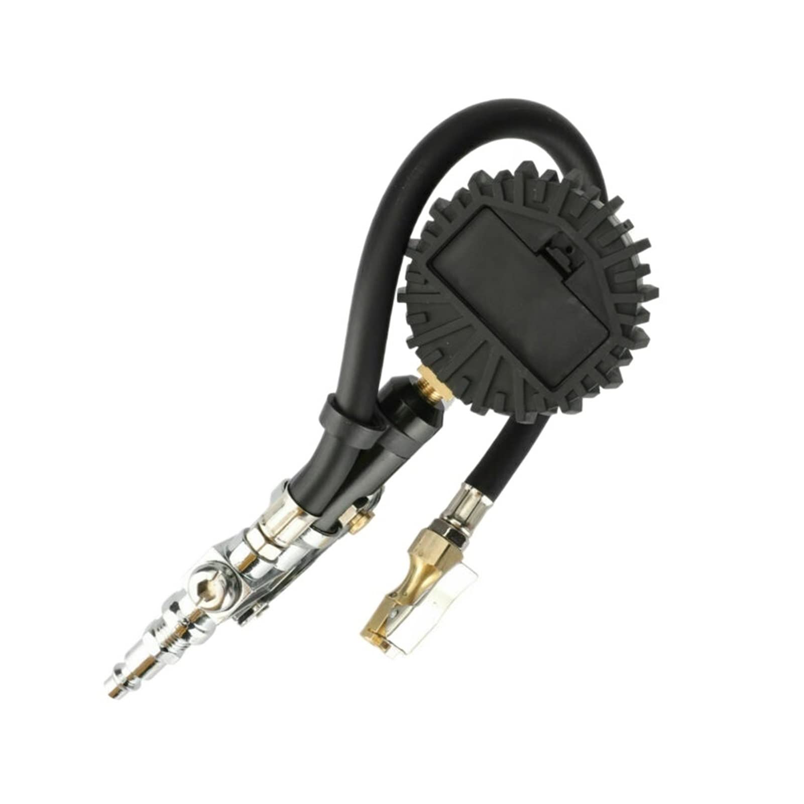 Inflador de neumáticos Digital con Mandril de Aire de manómetro Apto para Accesorios de camión/Coche/Bicicleta