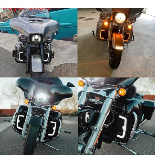 Lámpara de carrera para motocicleta Harley CVO Limited con acabado premium 4