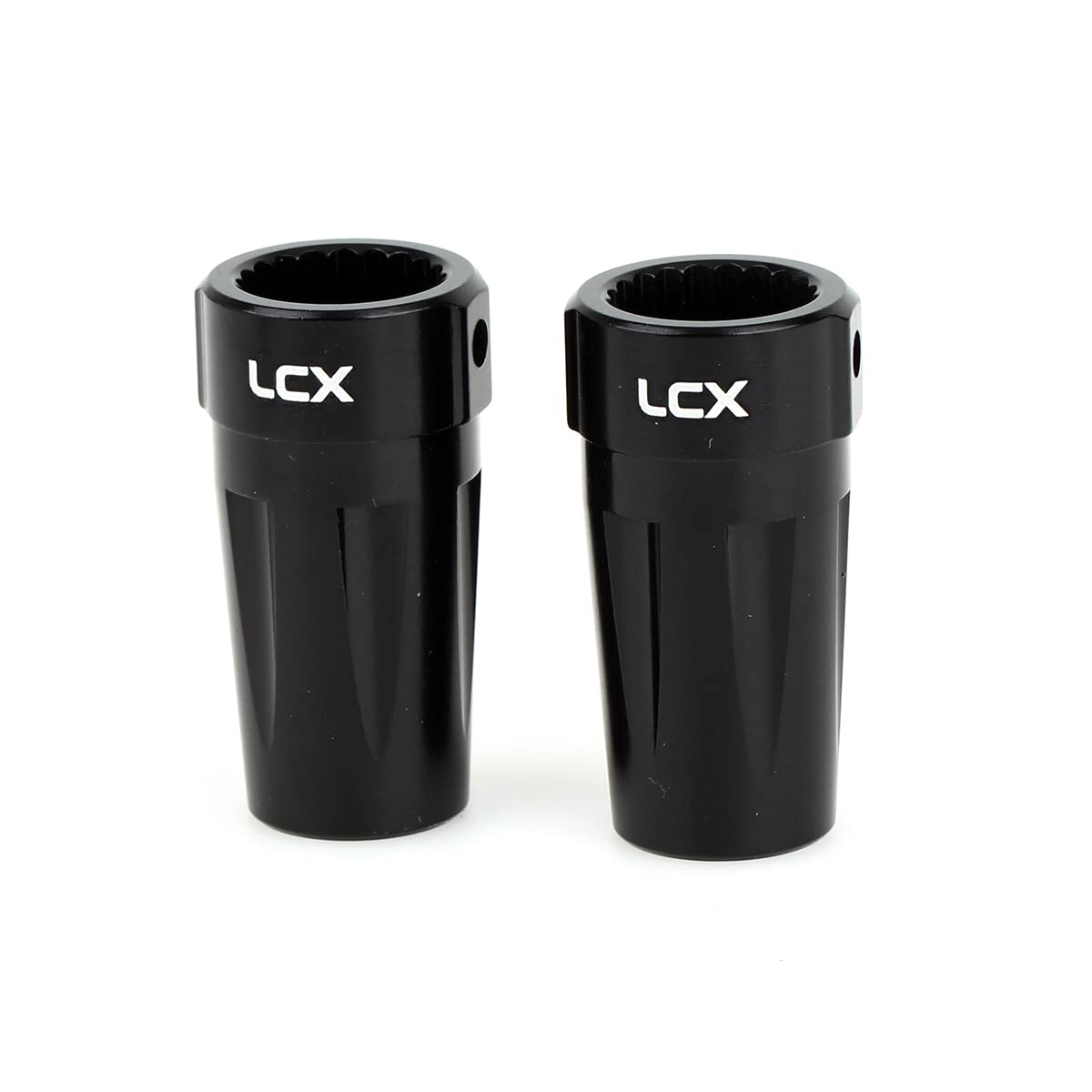 LCX Racing 1/10th RC Crawler Car CNC Machined Aluminum AR60 OCP Straight Axle Adapter Rear Lock out for Axial Wraith RR10 Bomber SMT10 Yeti, Upgrades Parts Accessories