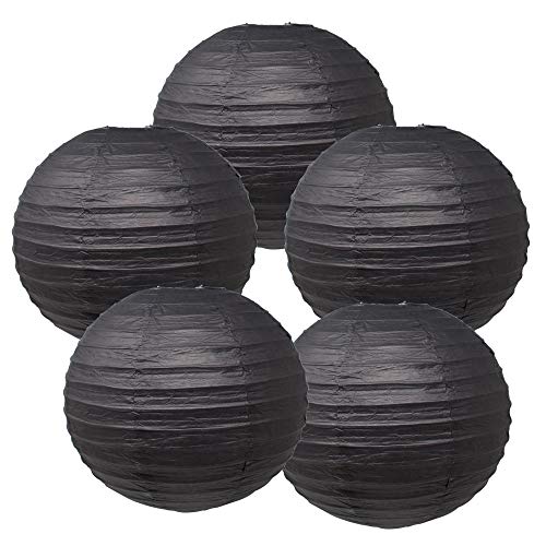 Black Paper Lanterns