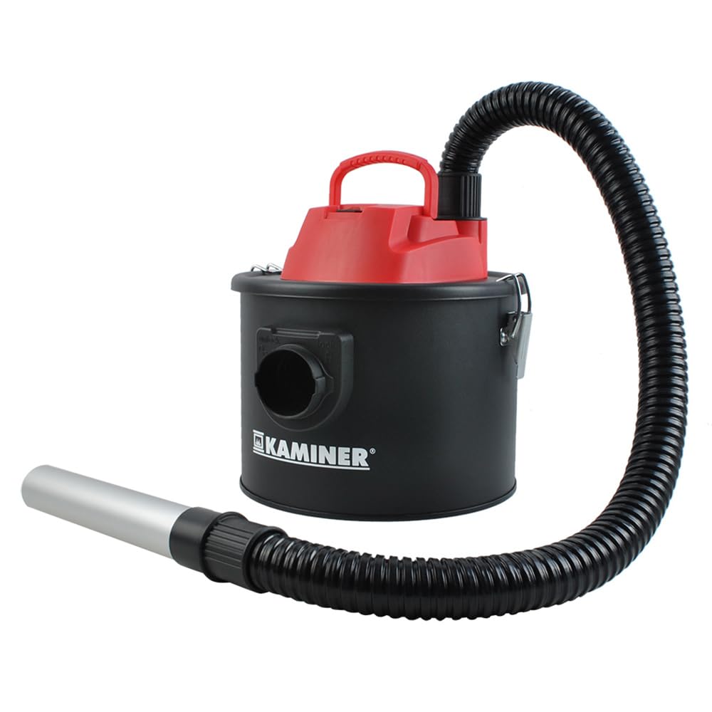 Aspirateur à Cendres Industriel 10 L sans Sac – 16 kPa & 30 L/s, cuve INOX, Tuyau renforcé métal, Double Filtration HEPA + préfiltre, 2-en-1 Aspiration/soufflage – pour cheminées, poêles à granulés