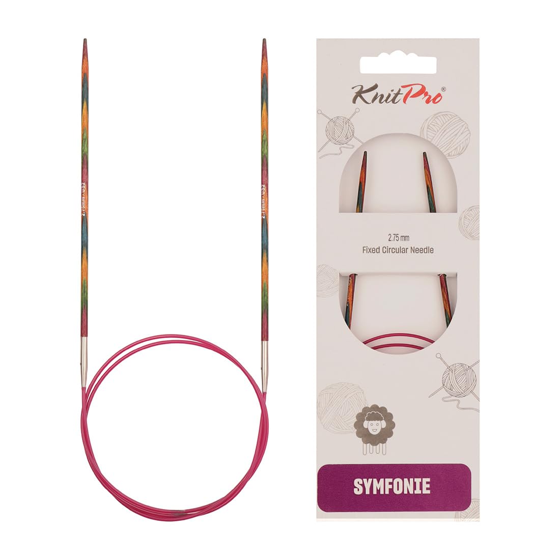 Knitpro Symfonie - Ferro Circolare Con Punte In Legno 2,75 Mm 40 Cm-image