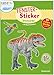 Produktbild Fenster-Sticker Dinosaurier: 24 Ausmalseiten, 20 Folien-Sticker