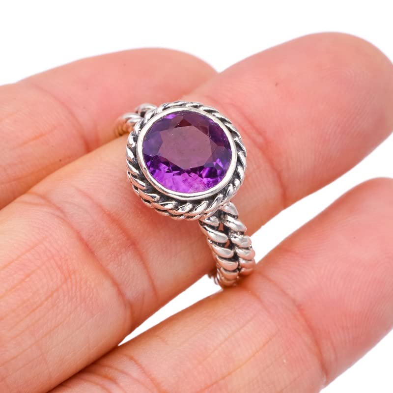 Améthyste bague argent 925 StarGems pour sublimer votre style au quotidien