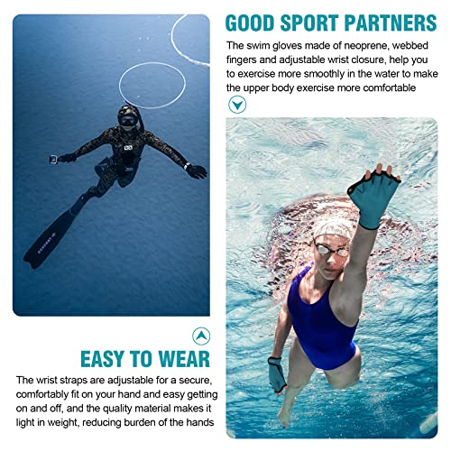 image for TAGVO Aquatic Gloves for Helping Upper Body Resistance, Webbed Swim Gl