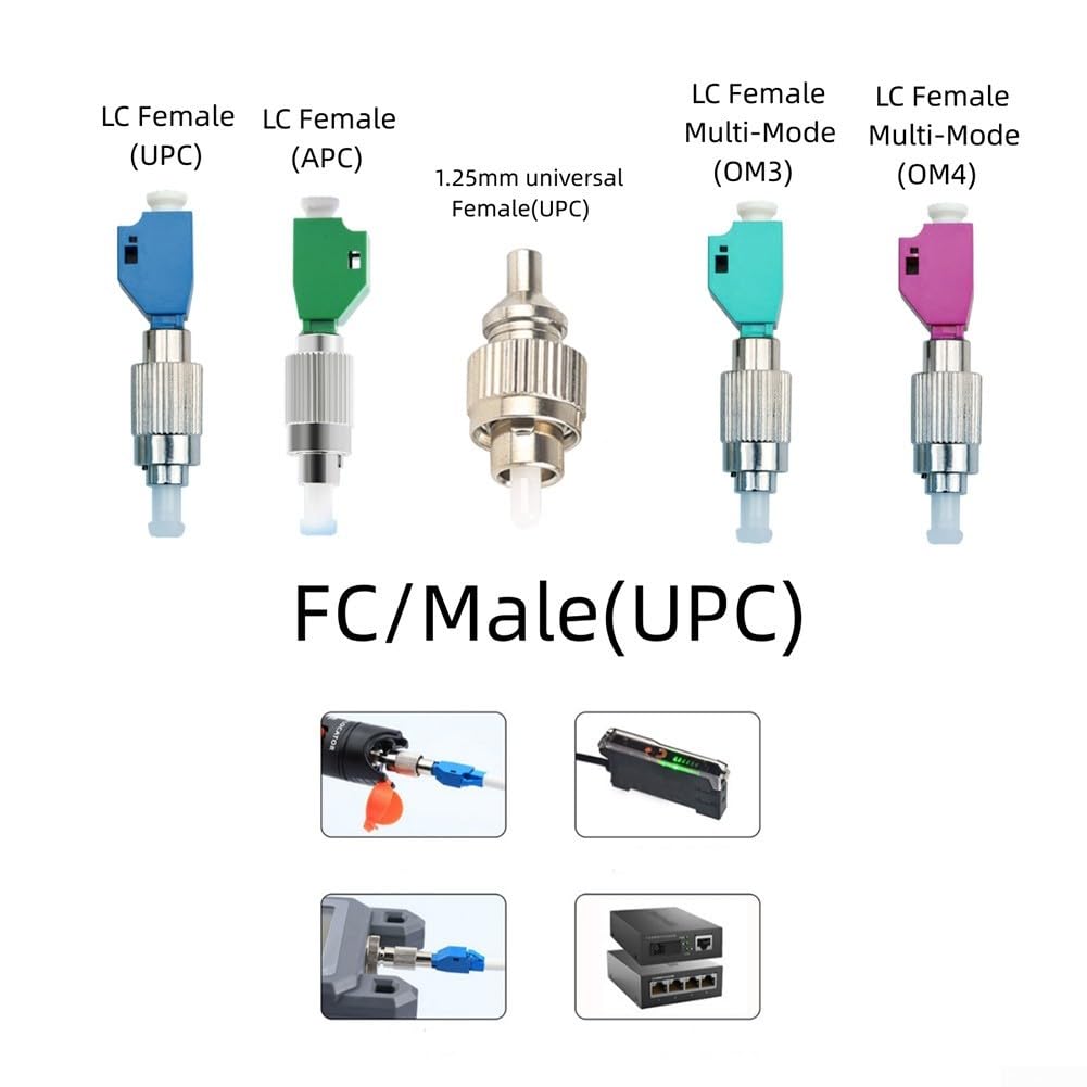 Connecteur adaptateur FC vers LC fibre optique de qualité supérieure pour compteur de puissance, VFL stable, pratique (#2)