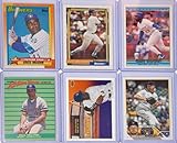 Milwaukee Brewers Paul Molitor (2), Greg Vaughn (3), Eric Lauer MLB Trading Cards