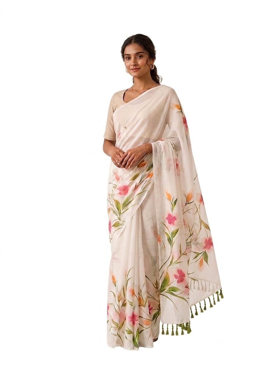 harpita SAREE||PRINTED SAREES FOR WOMEN||TRENDY SAREE WITH BLOUSE-picture-15