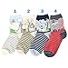 Socksense Choice Famous Japanese Series Animation Print Crew Socks (G Animation2_4pairs)
