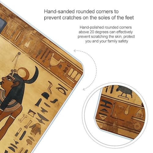 Báscula Digital Bathroom Ancient Egyptian con Plataforma Ancha miniatura 4