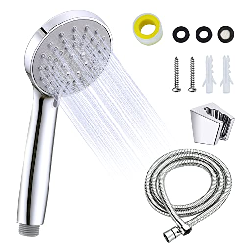 Piatto Handbrause-Set Mit Halter & 1,5m Schlauch – 48 Antikalkdüsen