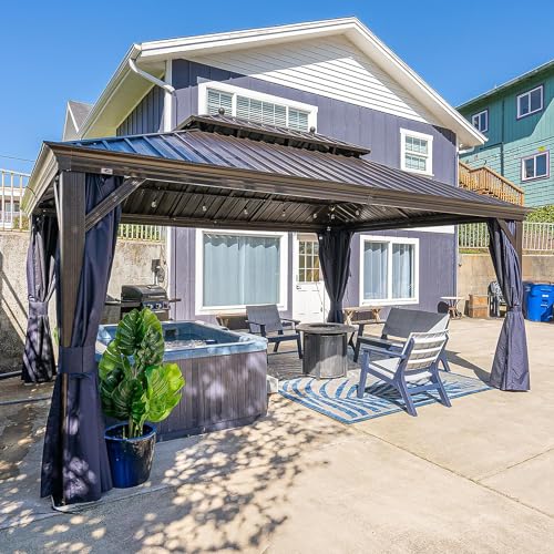 PURPLE LEAF 12x16 Hardtop Gazebo