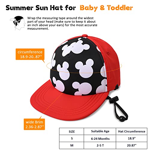 Kids Baseball Hat Visor, Toddler Boy Girl Sun Protection Hat Cotton Hats,Sun Hat for Baby Little Girls Boys Children2