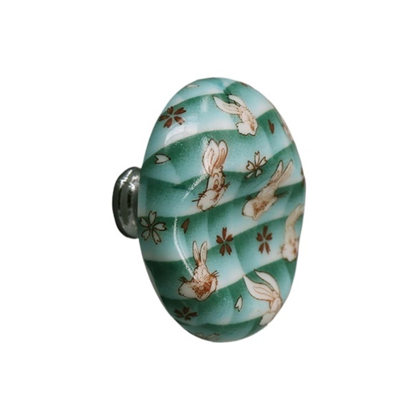 Padgcnor Color 4 Single Hole Handles Ceramic Drawer Knobs, Colorful Porcelain Cabinet For Home Decor, Dresser For Room, Cupboard(Color 4)