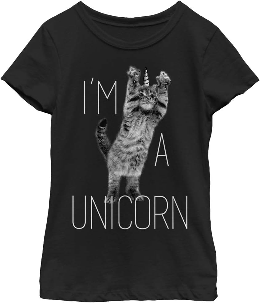 Fifth Sun Girls' Little Girls' Cat Graphic T-Shirt image 3