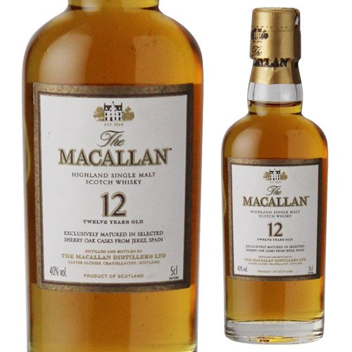 Amazon.co.jp: ザ・マッカラン 12年 ミニチュア 50ml : 食品・飲料・お酒