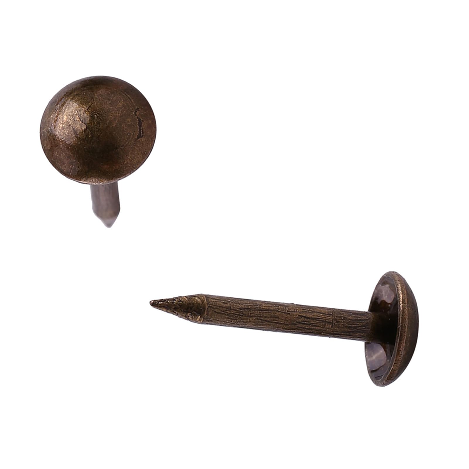 Tacks 100pc Vintage Upholstery Nails Bronze Metal Tags Furniture Sofa Shoe Door Decorative Tack Stud 1014mm - View #6