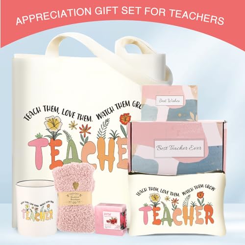 38% Off Teacher Gift Set with Coffee Mug & Tote Bag