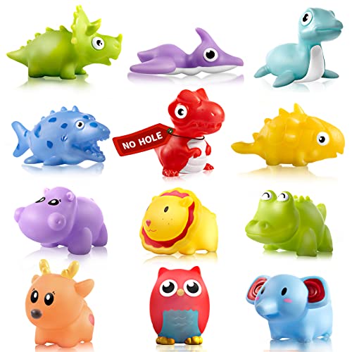 Image of Hely Cancy Infant Bath Toys for 18 Months - No Hole Animal Bathtub Toys, Baby Bath Tub Toys