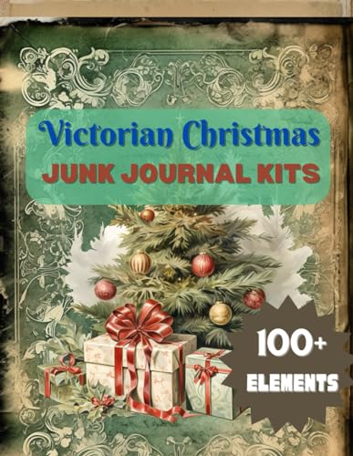 Victorian Christmas Junk Journal Kits: Ephemera for Junk Journals Decorative Images for Junk Journaling, Card Making, Scrapbooking, Decoupage, Collages and Mixed Media One-Sided with Images. image 2