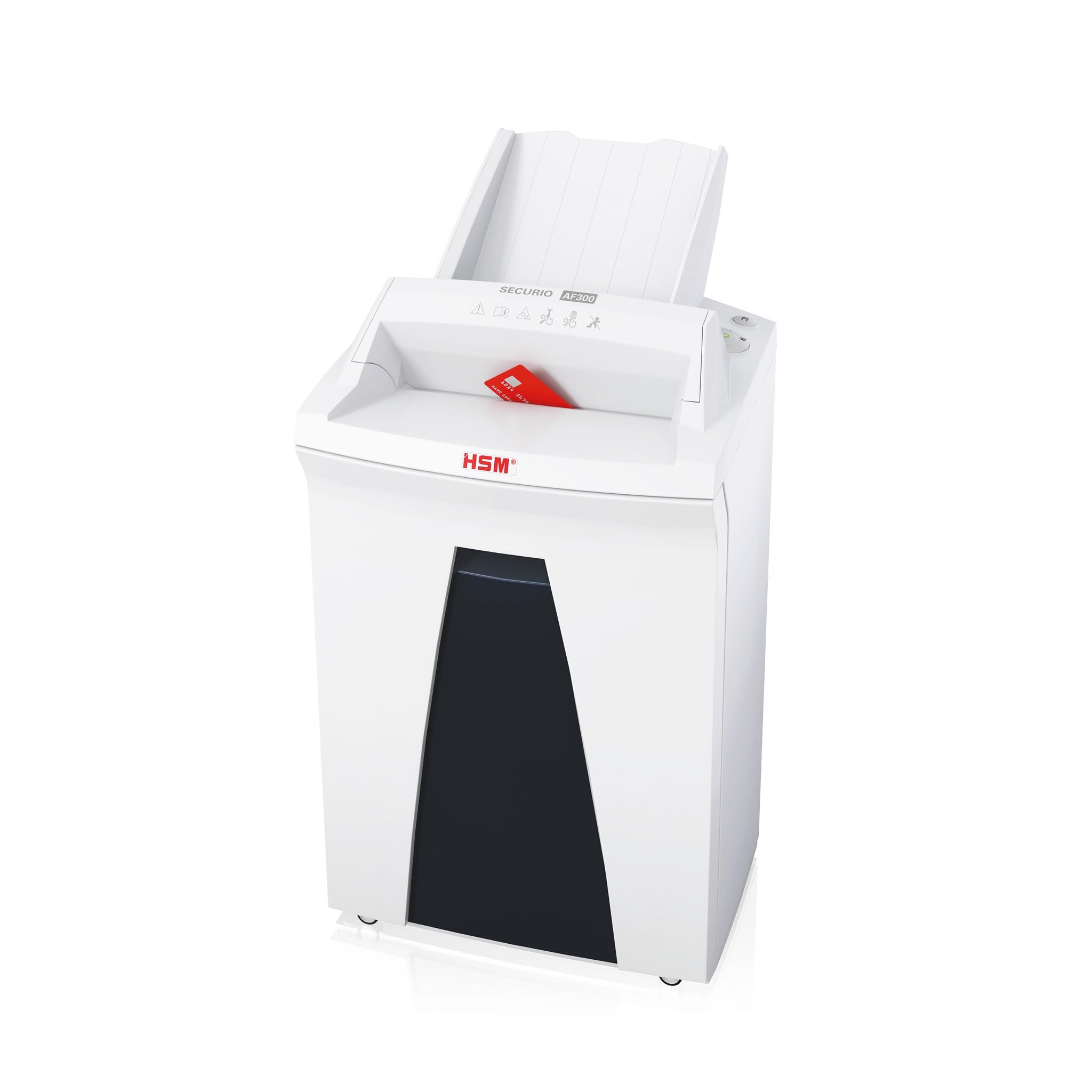 HSM SECURIO AF300 Office Autofeed Destructeur de Documents, Niveau de sécurité P4, Coupe en Particules, 300 Feuilles Automatique, Conforme au RGPD