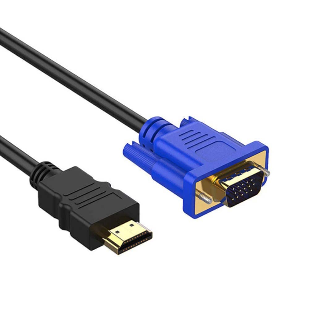 Male to VGA HD-15 Male 15Pin Video Adapter Cord Extension Cable (10m)