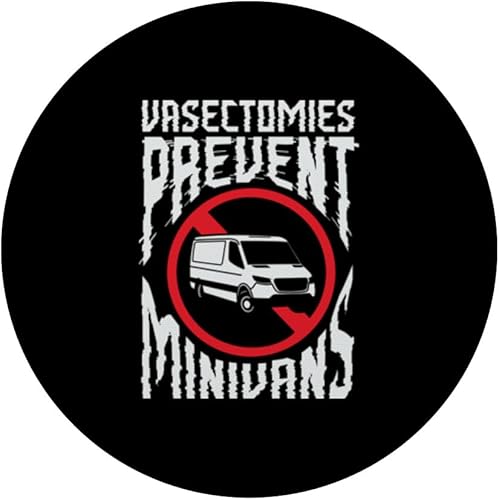 Miniatura 3 de Vasectomías previenen minivans para un hombre esterilizado Vasectomía PopSockets intercambiables PopGrip
