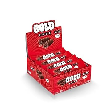 Barra de Proteína BOLD Snacks Tube Avelã (6g de Proteína) - Caixa com 12 unidades