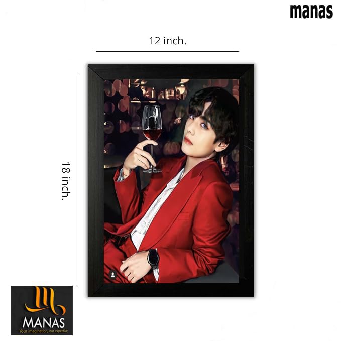 BTS 防弾少年団 TAEHYUNG V フォトフレーム A4 額縁 + スロ③ Giftway BTS Boy Taehyung V | Hottest Photo Frame | Bangtan