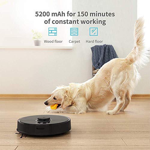 Image of Roborock S5 Robot Vacuum and Mop, Smart Navigating Robotic Vacuum Cleaner with 2000Pa Strong Suction &Wi-Fi connectivity for Pet Hair, Carpet & All Types of Floor (Renewed)