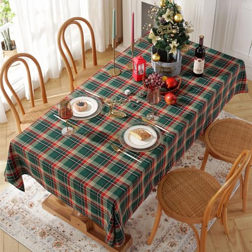 Nappe de Noël facile d'entretien pour protéger votre table des taches - 2