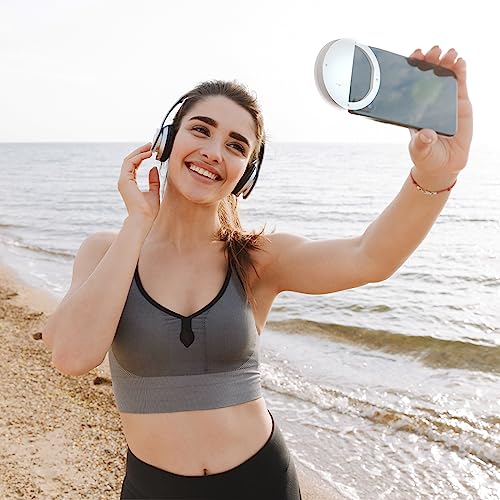 Whellen Selfie Ring Light With 36 Led For Phone/Tablet/Ipad Camera [Ul Certified] Portable Clip-On Fill Round Shape Light-White #TOP4