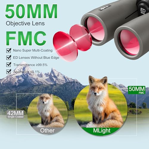 Binoculares Profesionales 12x50 MLight miniatura 5