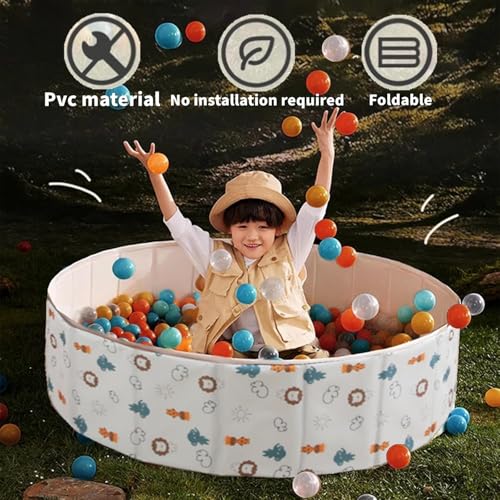 Bällebad Bällepool Faltbare Spielplatz Für Baby Kinder Kinderzimmer (Bällebad, 100cm)