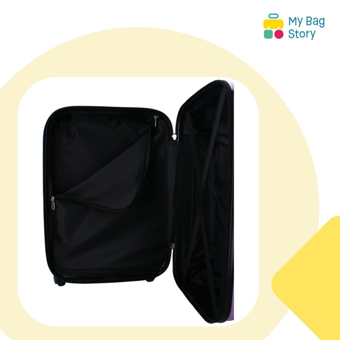 mybagstory - Mała walizka kabinowa Stitch - dla dzieci - bagaż - podróż - wakacje - rozmiar 46 cm - kółka - pomysł na prezent, Stitch - różowy/niebieski, Klasyczny