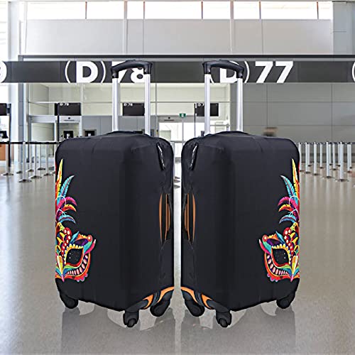 Image of Explore Land Travel Luggage Cover Air Approve Suitcase Protector Fits 18-32 Inches Case, Carnival, XL, Carnival