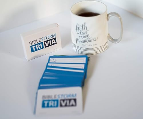 Miniatura 5 de Divertido y educativo juego de cartas de trivia bíblica, tarjetas didácticas para estudio bíblico, 50 preguntas con múltiples referencias de las
