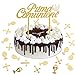 Cake Topper Prima Comunione Topper Torta Oro 30pz Coriandoli Croce Calice Addobbi Comunione per Bambini Decorazione Festa Torta Cupcake Partito